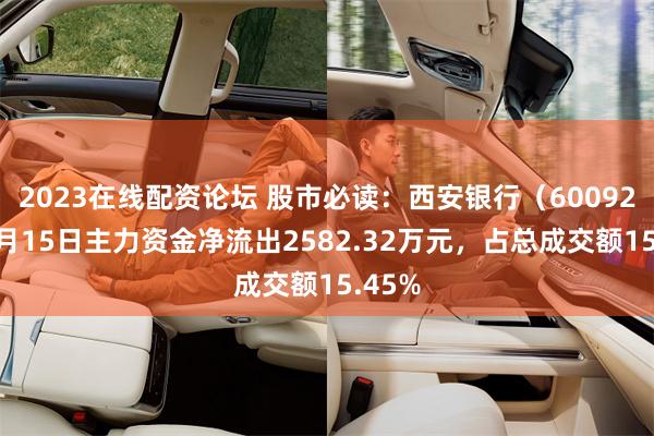 2023在线配资论坛 股市必读：西安银行（600928）5月